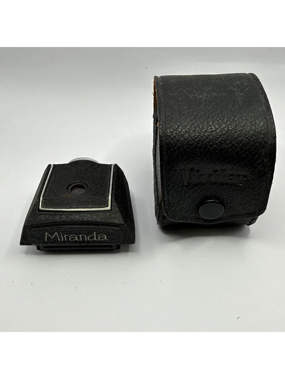 Miranda RE-II 35mm Film Camera Kit 50mm f/1.4 Lens Flash WLF Untested As-Is